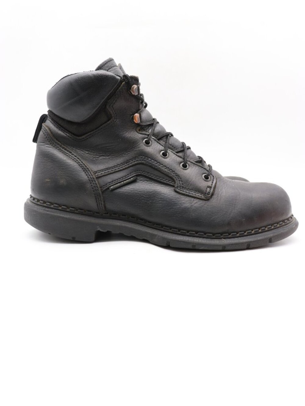 Red Wing 923 Work Boots Men's Size 11 Black Leather Made USA Workwear Soft Toe